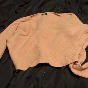 Ardene XS pink cropped sweater